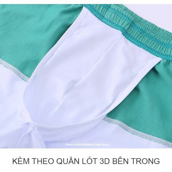 quan short nam cotton thoai mai the thao tre trung 5888 XAM