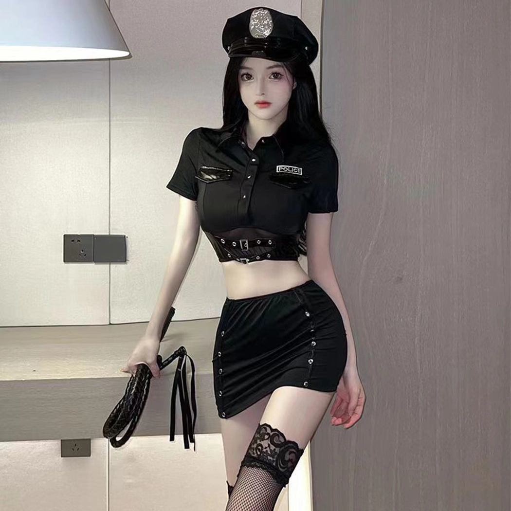 Cosplay Nữ Cơ Trương Đen Huyền Bí 5689